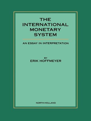 cover image of The International Monetary System